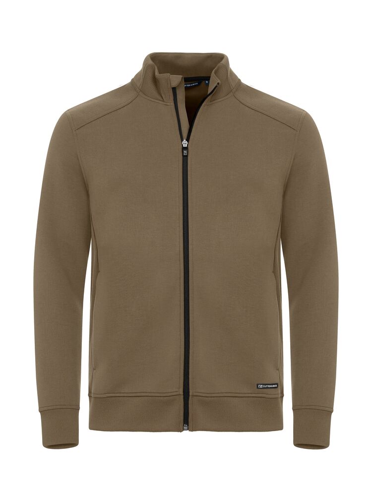 Pemberton Cardigan Full Zip Men i khaki