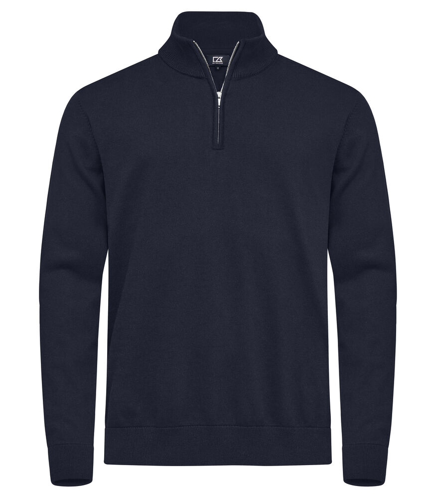 Oakville Half Zip Sweater Men i mörk marin